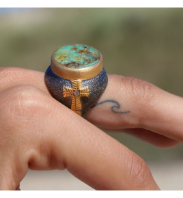 turquoise bague femme