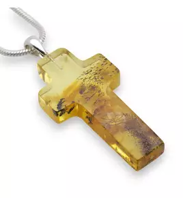 pendentif ambre homme