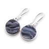 boucles d'oreilles calcedoine