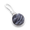 boucles d'oreilles calcédoine druzy
