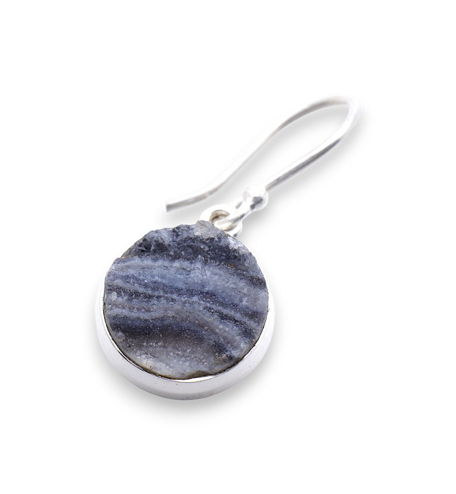 calcédoine druzy bijoux
