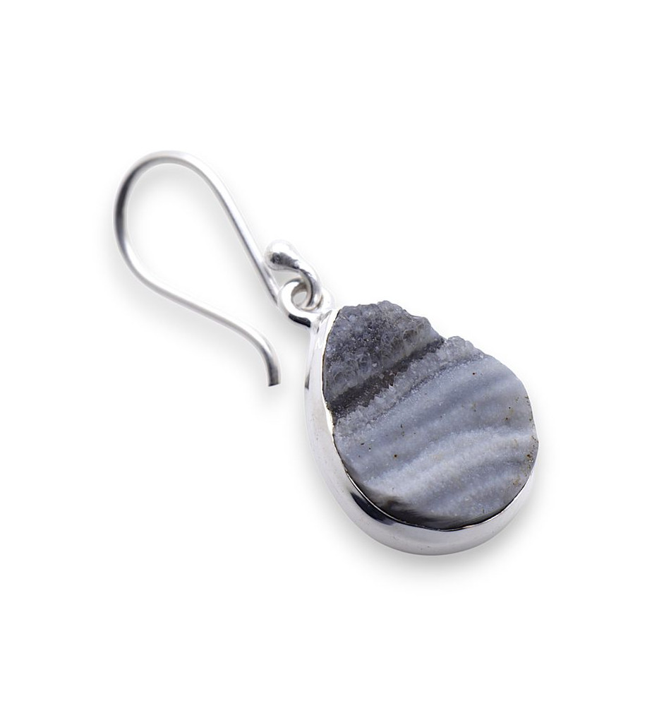 calcédoine druzy bijoux