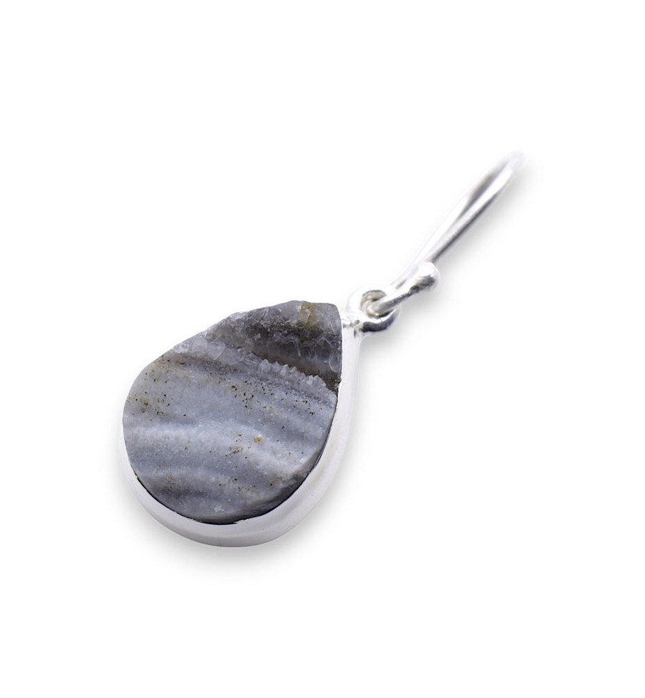 boucle d oreille calcedoine