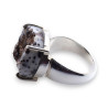 bague argent et astrophyllite