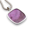 pendentif argent cobalto-calcite