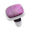 bague argent avec cobalto calcite