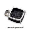 pendentif pyrite ardoise