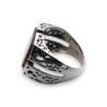 bague oeil de tigre homme