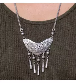 collier argent 925 sautoir