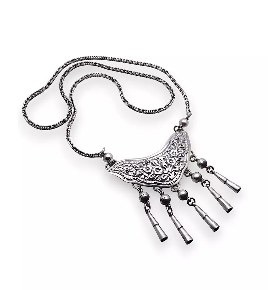 collier argent ethnique collier argent ethnique