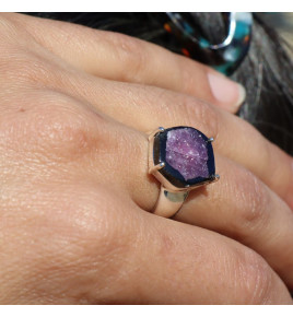 bague rubis avec matrice