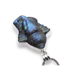 pendentif labradorite argent