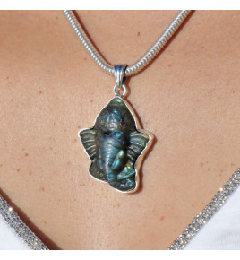 pendentif labradorite homme