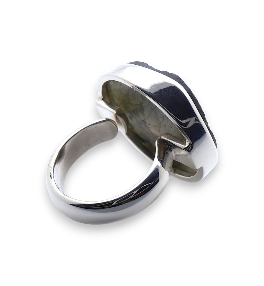 labradorite bague homme