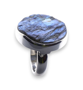 labradorite bague femme