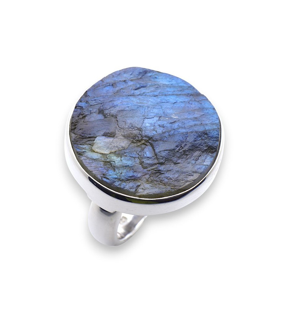 bague labradorite argent