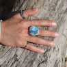 bague labradorite femme