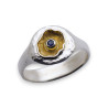 bague saphir moderne