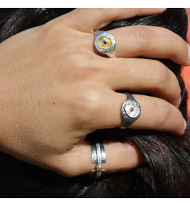 bague saphir moderne