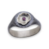 bague rubis argent