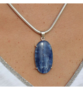 pendentif cyanite bleue