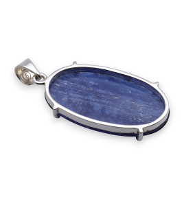 cyanite bleue pendentif argent femme