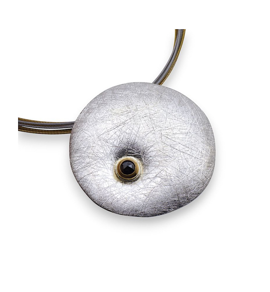 bijoux argent brossé