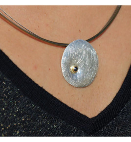 pendentif argent diamant