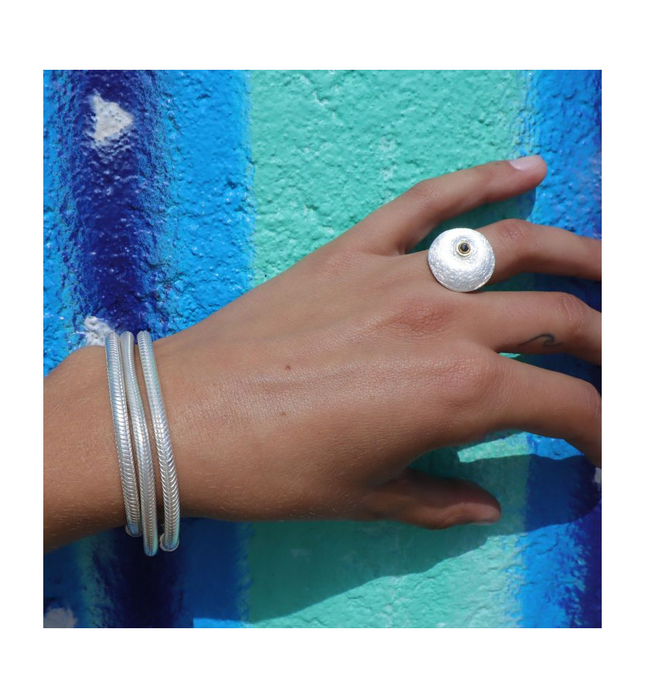 bague diamant femme argent