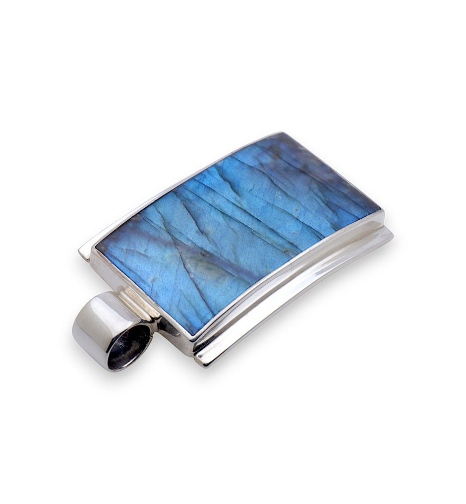 pendentif labradorite bleue