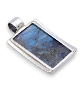 pendentif labradorite argent