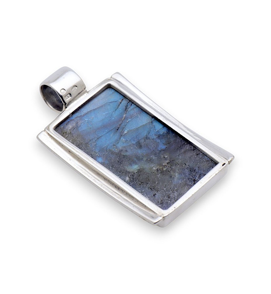 pendentif labradorite argent
