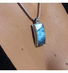 pendentif labradorite homme