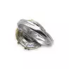 diamant brut bague argent