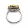 bague avec diamant brut