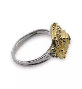 diamant brut bague
