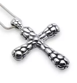 pendentif croix argent
