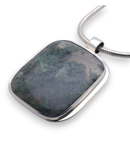 pendentif agate mousse