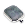 agate mousse pendentif argent