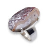 bague argent agate