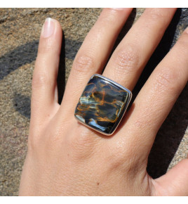 pietersite bague femme