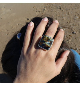 pietersite bague