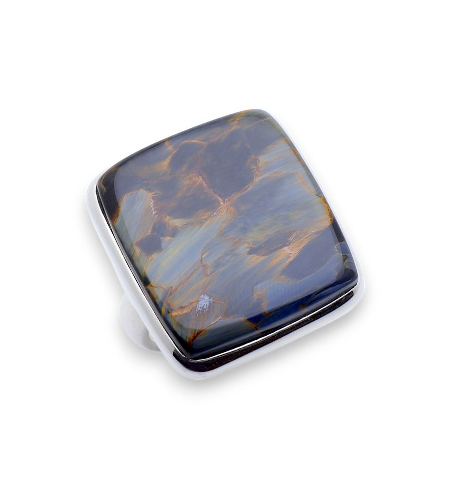 bague argent 925 avec pietersite