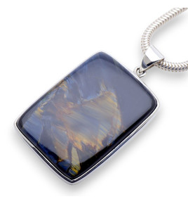 pendentif pietersite argent