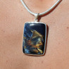 pendentif pietersite et argent