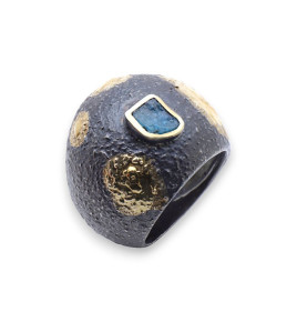 tourmaline bleue bague