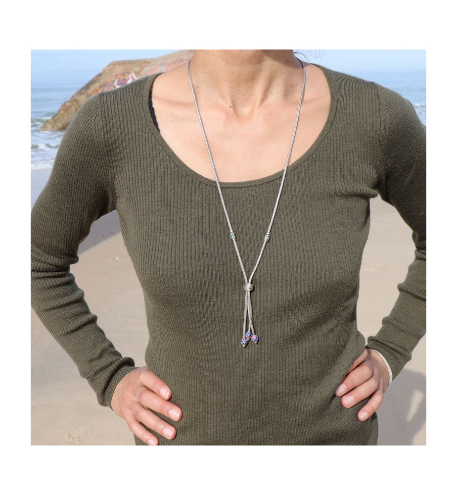 collier sautoir femme