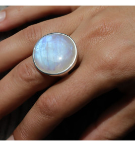 bague pierre de lune