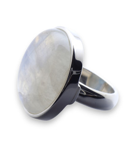 bague pierre de lune argent 925