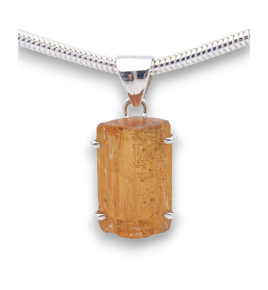 topaze impériale pendentif